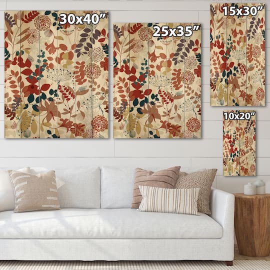 Designart - Retro Botanical Garden